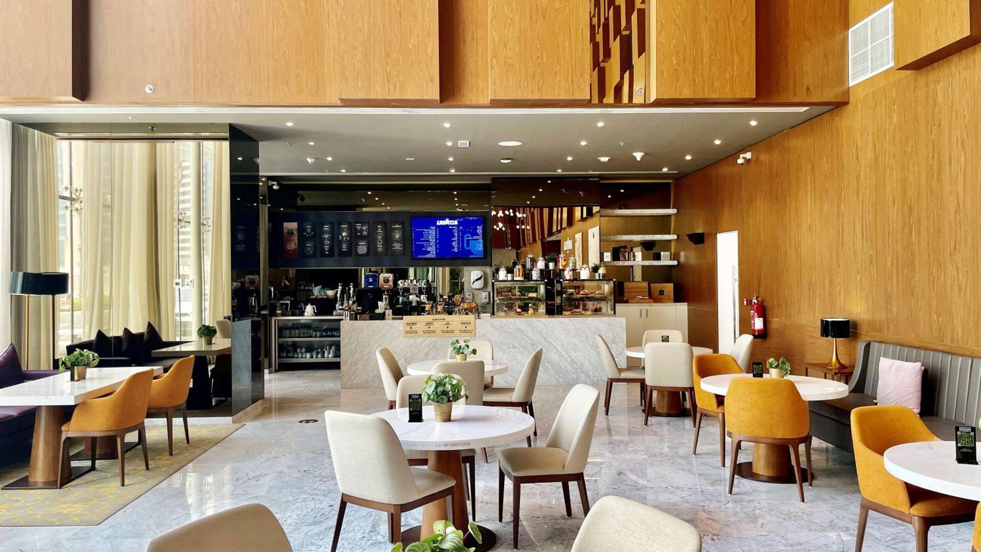 Aleph Doha Residences, Curio Collection By Hilton Εξωτερικό φωτογραφία The lounge at the airport